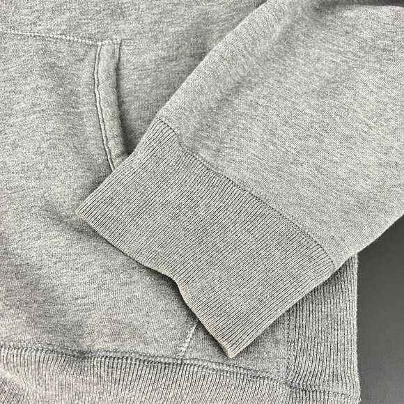 Vtg Abercrombie Fitch Hoodie Men’s XL Spell Out Pullover Gray 90s Y2K Sweatshirt - Picture 6 of 11